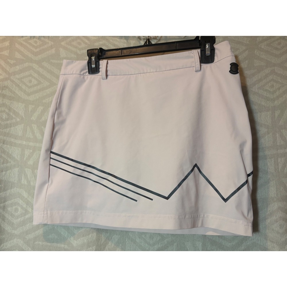 W.ANGLE Women's Pink Geometric Golf Skort Skirt Size 73‎ L KOREAN